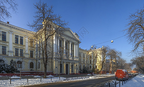 乌克兰敖德萨医科大学学校城市医生医学天空药品教育全景建筑物正方形图片