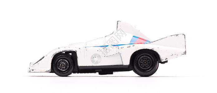 白色金属玩具车童年赛车收藏品汽车驾驶图片