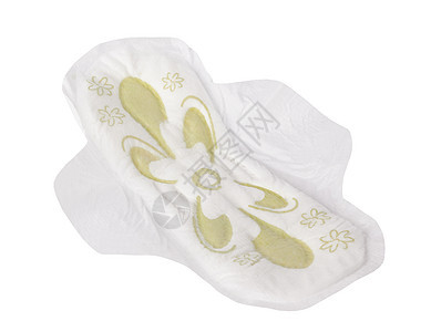 个人卫生保护棉布经期白色小路餐巾女孩产品女性身体剪裁图片