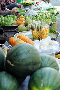 街头街头市场行业素食零售购物旅游农贸市场贸易商业水果生意图片