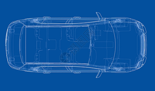 概念车  3 的矢量渲染草稿草图车轮技术汽车陈列室数字化绘画运输插图图片