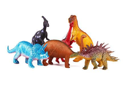 恐龙团队灭绝进口团体剑龙塑料玩具白色退休怪物图片