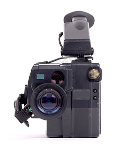 分离的模拟摄像摄像机目镜黑色镜片录音磁带图片