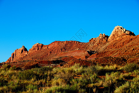 美利桑那州亚利桑那州著名的日落 令人惊叹的沙层图片
