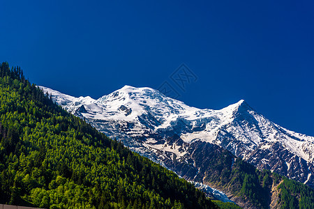 法国阿尔卑斯 上萨瓦伊 勃朗山滑雪岩石旅行远足山顶蓝色场景冒险登山登山者图片