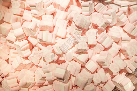 棉花糖 迷你棉花糖的背景或质地 甜美的食物质地图片