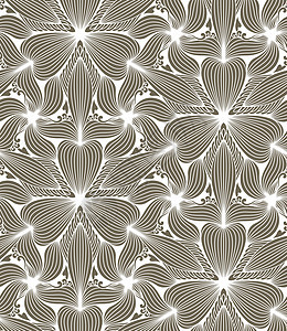 抽象无缝几何图案黑色纺织品艺术插图装饰品墙纸织物几何学马赛克图片