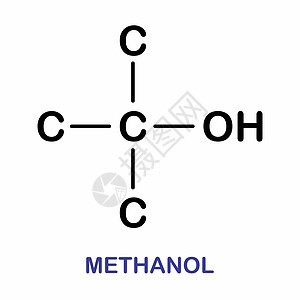 甲醇分子制作图案甲基作品木头原子酒精插图科学骨骼纽带化学品图片