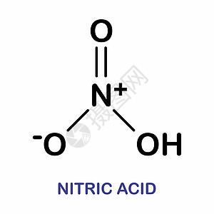 硝酸分子学习公式教育科学原子化合物插图原理图液体结构图片