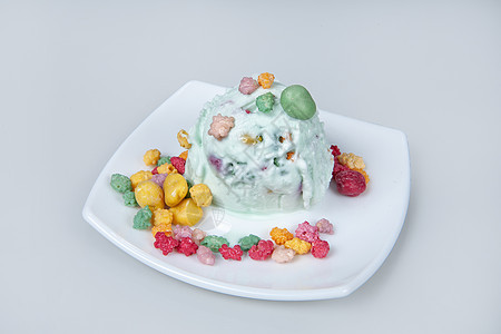 果类冰淇淋食物甜点奶制品浆果酸奶柠檬味道覆盆子薄荷水果图片