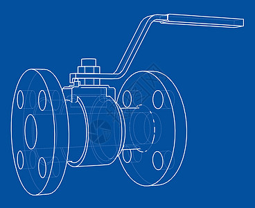 工业阀门大纲  3 的矢量渲染制造业管道绘画技术工厂化学品螺栓工程插图管子图片