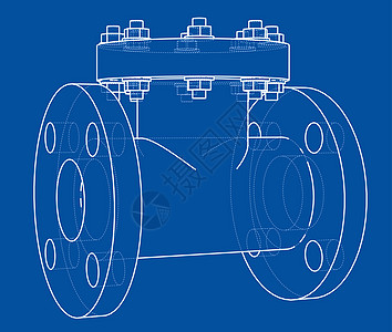 工业阀门大纲  3 的矢量渲染气体管道制造业螺栓管子技术绘画龙头工厂工程图片