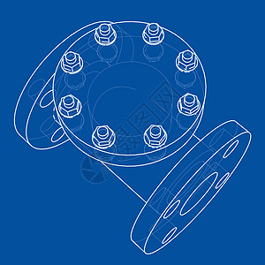 工业阀门大纲  3 的矢量渲染气体化学品植物技术制造业插图绘画工程龙头螺栓图片