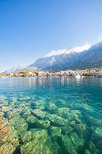 Makarska Dalmatia 克罗地亚-地中海净水图片