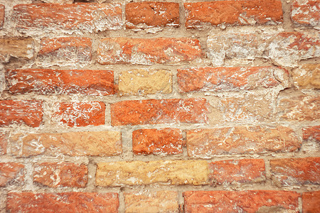 老红砖的质地石头黏土建造岩石石膏橙子风格砖块长方形材料图片