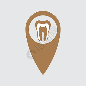 显示牙齿的值点位置 医疗元件图片