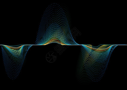 音波背景抽象合成声波背景背景图片