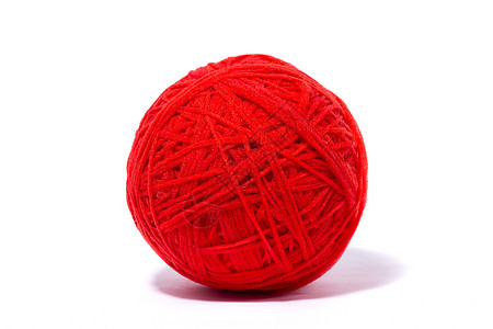 用于编织的红色线条 分离工艺针线活闲暇线索材料爱好针织细绳柔软度衣服图片