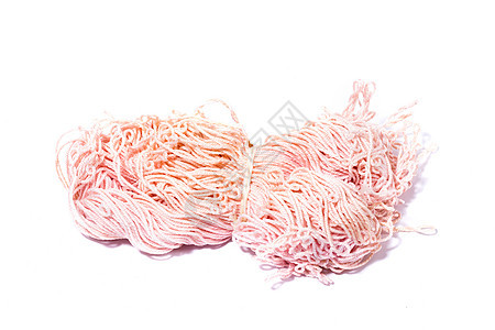 用于编织 孤立 自制手工艺品 羊毛的粉红色线纹图片