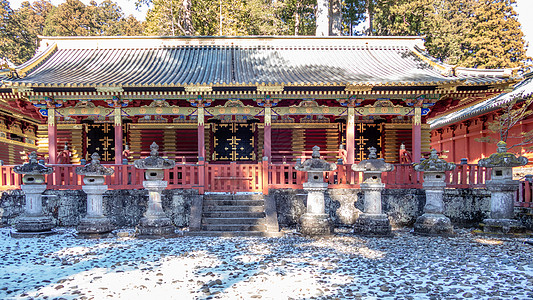 圣金科三圣商店在托绍古神社 J区尼科神社建筑日光寺庙旅行文化佛教徒石头世界遗产遗产图片