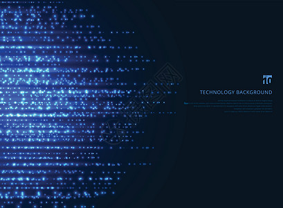 抽象技术蓝色魔法闪闪发光的闪光粒子线互联网运动科学火花闪光辉光墙纸圆圈线条粒子图片