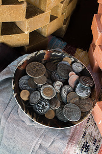 古金属硬币群爱好古董收藏货币金融储蓄商业宝藏财富钱币图片
