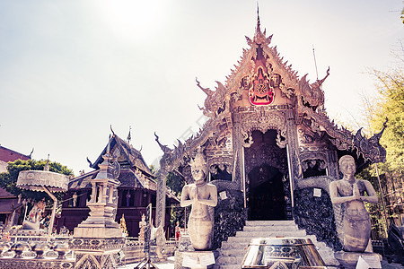 泰国清迈佛教寺庙泰国清迈教会历史避难所金子艺术佛教徒宗教宝塔雕塑佛塔图片