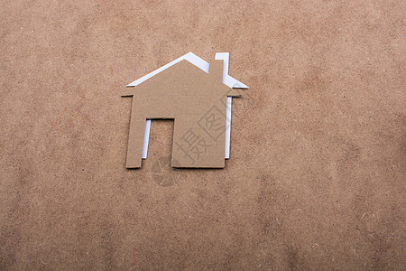 从纸上剪除房屋形状财产商业住宅建筑建筑学男人住房塑像小屋家庭图片