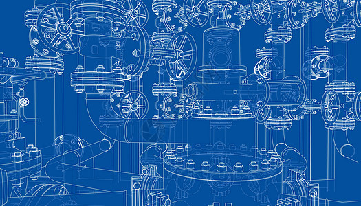 工业设备草图 韦克托旋转配件燃料设施植物管道化学品工厂活力工程图片