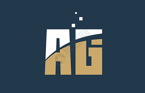 黄色白蓝色字母字母组合 AG AG G=l图片
