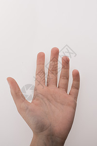 手指针商业拇指棕榈手指白色手势图片