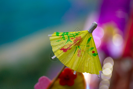 雨伞人夏天橙子高清图片