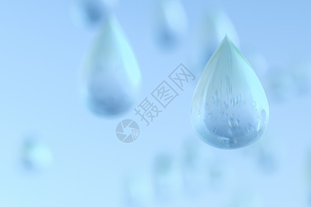 透明露水背景3d渲染青色白色空气泡沫水样墙纸插图水滴圆圈气泡图片