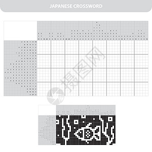 鱼 黑白日本填字对答 非图表对答图片