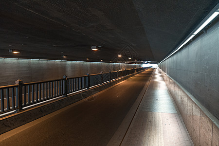 城市的通道 透视背景情况走廊铁路场景蓝色技术隧道街道地面交通旅行图片