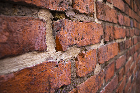 破碎的混凝土古墙背景 旧墙建筑风格古董装饰岩石水泥历史石头橙子风化图片