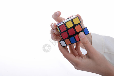 鲁比克的立方体在手教育智力玩具方块游戏红色休闲绿色学习拼图图片