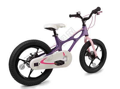 儿童自行车车轮白色孩子们橡皮孩子气齿轮驾驶玩具孩子训练图片