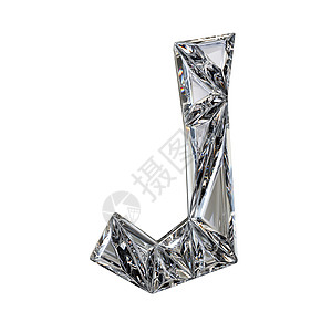水晶三角字体字 J 3D 翻譯卡片婚礼多边形脚本棱镜魅力奢华宝藏钻石艺术图片