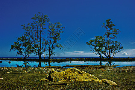印度尼西亚Majeene的Palippi海滩全景旅行天空海景场景假期热带日落旅游阳光图片