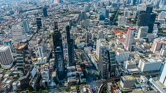 曼谷市景观办公楼住宅区首都城市生活建筑学地标旅行摩天大楼天空图片