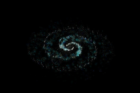3d 渲染宏伟的螺旋星云 宇宙背景蓝色墙纸星座插图粒子天空发光照明活力星星图片