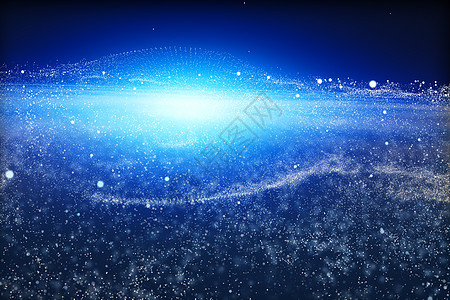3d 渲染宏伟的螺旋星云 宇宙背景墙纸3d照明天空辉光发光蓝色活力粒子天文学图片