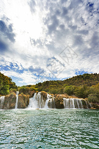 Sibenik 克罗地亚的Krka 有机会访问Krka背景图片