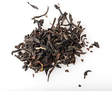 中国的黑茶 叫做Hnch或红茶白色食物草本植物药品文化黑色宏观草本植物饮料图片