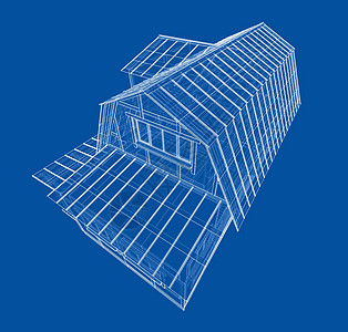 房子素描  3 的矢量渲染建造绘画结构建筑师设计师草图工程蓝图房屋建筑学图片