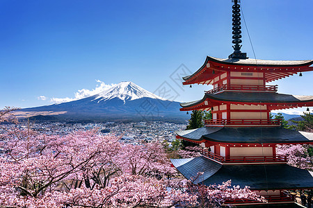 日本山日本人风景高清图片
