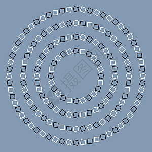 视错觉催眠谜语不同形状正方形收藏运动光学艺术眼睛白色创造力诡计压力图片