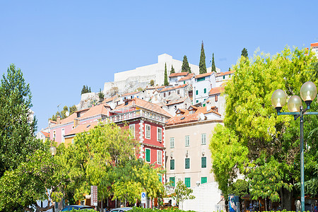 Sibenik 克罗地亚历史房屋建造技术图片