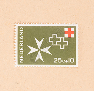 1980年荷兰 荷兰印刷的印章显示 t古董邮资空气收集收藏爱好十字信封历史性邮票图片